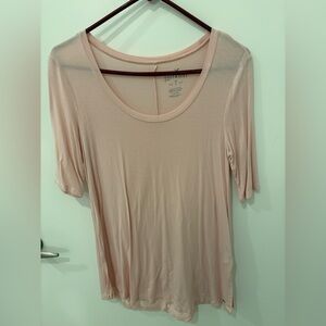 American Eagle Outfitters Soft Pink Short Sleeve Tee